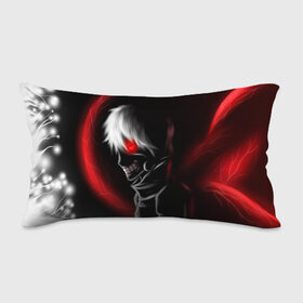 Подушка 3D антистресс с принтом Tokyo Ghoul в городе Новоалтайск, наволочка — 100% полиэстер, наполнитель — вспененный полистирол | состоит из подушки и наволочки на молнии | anime | ken kaneki | tokyo ghoul | аниме