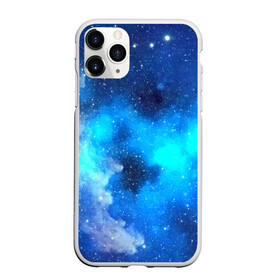 Чехол для iPhone 11 Pro матовый с принтом Космический свет в городе Новоалтайск, Силикон |  | Тематика изображения на принте: синий