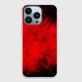Чехол для iPhone 13 Pro с принтом Grunge red в городе Новоалтайск,  |  | watercolor | абстракция красок | акварель | брызги красок | живопись | краска | потертость красок