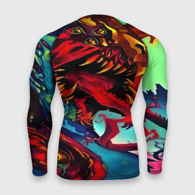 Мужской рашгард 3D с принтом CS GO Hyper beast в городе Новоалтайск,  |  | hyper beast | кс го | скоростной зверь
