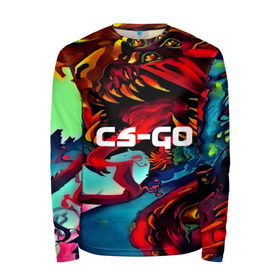 Мужской лонгслив 3D с принтом CS GO-Hyper beast в городе Новоалтайск, 100% полиэстер | длинные рукава, круглый вырез горловины, полуприлегающий силуэт | Тематика изображения на принте: hyper beast | кс го | скоростной зверь