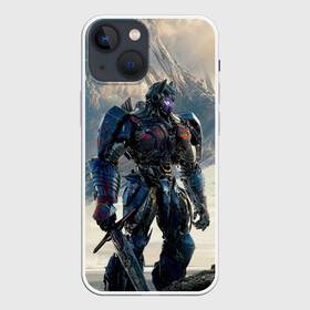 Чехол для iPhone 13 mini с принтом Трансформер в городе Новоалтайск,  |  | robot | transformers | бамблби | кибертрон | мегатрон | оптимус | прайм | робот