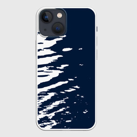 Чехол для iPhone 13 mini с принтом Белые штрихи в городе Новоалтайск,  |  | watercolor | абстракция красок | акварель | брызги красок | живопись | картина | краска | потертость красок | размытые краски | текстуры | художник | черно белый | яркие | яркие краски