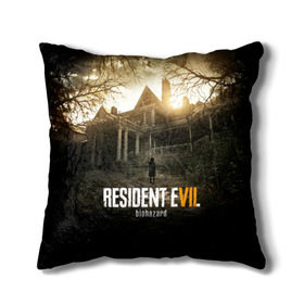 Подушка 3D с принтом Resident Evil в городе Новоалтайск, наволочка – 100% полиэстер, наполнитель – холлофайбер (легкий наполнитель, не вызывает аллергию). | состоит из подушки и наволочки. Наволочка на молнии, легко снимается для стирки | horror | jovovich | milla | zombie | вирус | зло | зомби | йовович | милла | обитель | ужас