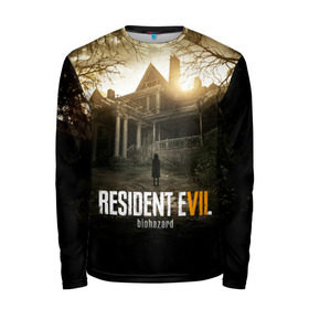 Мужской лонгслив 3D с принтом Resident Evil в городе Новоалтайск, 100% полиэстер | длинные рукава, круглый вырез горловины, полуприлегающий силуэт | horror | jovovich | milla | zombie | вирус | зло | зомби | йовович | милла | обитель | ужас