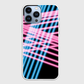 Чехол для iPhone 13 Pro Max с принтом Неон в городе Новоалтайск,  |  | Тематика изображения на принте: линии | полосы | светящиеся | флуоресцентный | флюр | флюровый