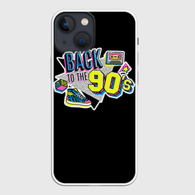 Чехол для iPhone 13 mini Назад в 90 е: в городе Новоалтайск, | | светящиеся | флуоресцентный | флюр | флюровый