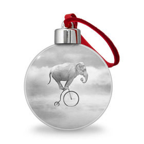 Ёлочный шар с принтом Hipster Bike в городе Новоалтайск, Пластик | Диаметр: 77 мм | elephant | hipster | индия | йога | слон | хипстер