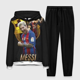 Мужской костюм 3D (с толстовкой) с принтом Messi в городе Новоалтайск,  |  | Тематика изображения на принте: barcelona | lionel  messi | messi | барса | барселона | лионель месси | футбол | футбольный  клуб барселона