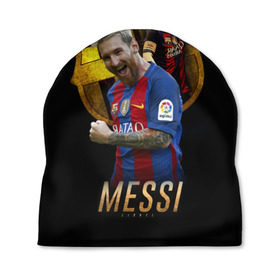 Шапка 3D с принтом Messi в городе Новоалтайск, 100% полиэстер | универсальный размер, печать по всей поверхности изделия | barcelona | lionel  messi | messi | барса | барселона | лионель месси | футбол | футбольный  клуб барселона