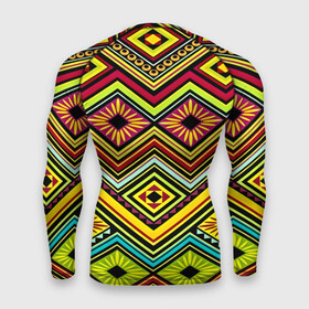 Мужской рашгард 3D с принтом Мексиканский узор в городе Новоалтайск,  |  | abstract | decorative | drawing | fabric | fashion | geometric | traditional | tribal seamless patterns and ethnic ornaments | народный | узор | этнический