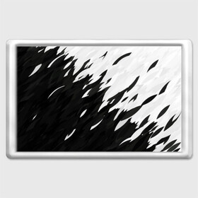 Магнит 45*70 с принтом Black & white в городе Новоалтайск, Пластик | Размер: 78*52 мм; Размер печати: 70*45 | black | white | белый | переход | черный