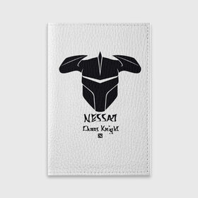 Обложка для паспорта матовая кожа с принтом NESSAJ в городе Новоалтайск, натуральная матовая кожа | размер 19,3 х 13,7 см; прозрачные пластиковые крепления | biggreenpepper | chaos knight | dota 2 | nessaj | арт | всадник | дота 2 | игры | прикольные | черно белые