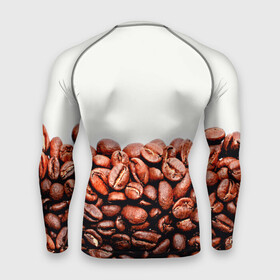 Мужской рашгард 3D с принтом coffee в городе Новоалтайск,  |  | 3d | beans | coffee | еда | зерна | кофе | напиток | природа | текстуры