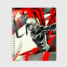 Тетрадь с принтом Tokyo Ghoul в городе Новоалтайск, 100% бумага | 48 листов, плотность листов — 60 г/м2, плотность картонной обложки — 250 г/м2. Листы скреплены сбоку удобной пружинной спиралью. Уголки страниц и обложки скругленные. Цвет линий — светло-серый
 | anime | ghoul | tokyo | tokyo ghoul | гуль | канеки