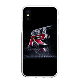 Чехол для iPhone XS Max матовый с принтом Nissan Gtr в городе Новоалтайск, Силикон | Область печати: задняя сторона чехла, без боковых панелей | brand | car | japan | logo | nissan gtr | автомобиль | логотип | марка | япония