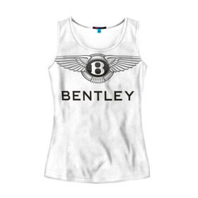Женская майка 3D с принтом Bentley в городе Новоалтайск, 100% полиэстер | круглая горловина, прямой силуэт, длина до линии бедра | bentley | brand | britain | car | elite | expensive | limited | logo | mtorz | автомобиль | британия | бэнтли | дорогой | лимитед | логотип | марка | мторз | элитный