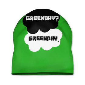 Шапка 3D с принтом Green day в городе Новоалтайск, 100% полиэстер | универсальный размер, печать по всей поверхности изделия | green day | грин дей | зеленый день
