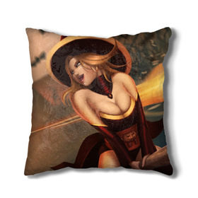 Подушка 3D с принтом Lina / Dota 2 / Лина в городе Новоалтайск, наволочка – 100% полиэстер, наполнитель – холлофайбер (легкий наполнитель, не вызывает аллергию). | состоит из подушки и наволочки. Наволочка на молнии, легко снимается для стирки | axe | major | phantom | акс | жук | игра | керри | персонаж | планета | рики | рикки | сикер | синий | фантомка
