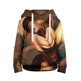 Детская толстовка 3D с принтом Lina / Dota 2 / Лина в городе Новоалтайск, 100% полиэстер | двухслойный капюшон со шнурком для регулировки, мягкие манжеты на рукавах и по низу толстовки, спереди карман-кенгуру с мягким внутренним слоем | axe | major | phantom | акс | жук | игра | керри | персонаж | планета | рики | рикки | сикер | синий | фантомка