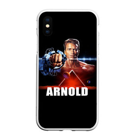 Чехол для iPhone XS Max матовый с принтом Arnold в городе Новоалтайск, Силикон | Область печати: задняя сторона чехла, без боковых панелей | arnold schwarzenegger | cinema | movie | актёр | арнольд шварценеггер | блокбастер | боевик | звезда | кино | киногерой