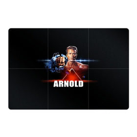 Магнитный плакат 3Х2 с принтом Arnold в городе Новоалтайск, Полимерный материал с магнитным слоем | 6 деталей размером 9*9 см | arnold schwarzenegger | cinema | movie | актёр | арнольд шварценеггер | блокбастер | боевик | звезда | кино | киногерой