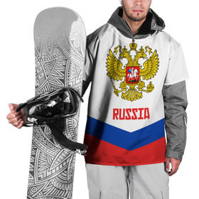 Накидка на куртку 3D с принтом RUSSIA HOCKEY в городе Новоалтайск, 100% полиэстер |  | Тематика изображения на принте: 2015 | 2016 | 2017 | hockey | hokey | ru | russia | russian | team | герб | россии | россия | ру | сборная | состав | хоккей | чм | чм2017