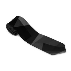 Галстук 3D с принтом Camo - Black & White (Чёрно-белый камуфляж) в городе Новоалтайск, 100% полиэстер | Длина 148 см; Плотность 150-180 г/м2 | 0x000000123 | camo | камуфляж | чёрно белый