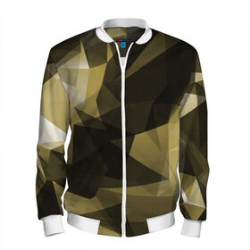 Мужской бомбер 3D с принтом Camo - Black & Yellow (Чёрно-жёлтый камуфляж) в городе Новоалтайск, 100% полиэстер | застегивается на молнию, по бокам два кармана без застежек, по низу бомбера и на воротнике - эластичная резинка | 0x000000123 | camo | камуфляж