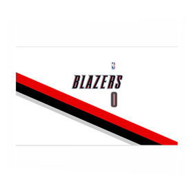 Бумага для упаковки 3D с принтом Форма Portland Trail Blazers белая в городе Новоалтайск, пластик и полированная сталь | круглая форма, металлическое крепление в виде кольца | Тематика изображения на принте: nba