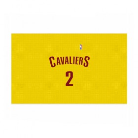 Бумага для упаковки 3D с принтом Форма Cavaliers Cleveland жёлтая в городе Новоалтайск, пластик и полированная сталь | круглая форма, металлическое крепление в виде кольца | Тематика изображения на принте: nba