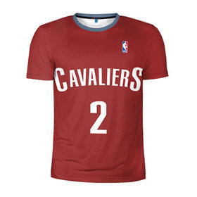 Мужская футболка 3D спортивная с принтом Форма Cavaliers Cleveland красная в городе Новоалтайск, 100% полиэстер с улучшенными характеристиками | приталенный силуэт, круглая горловина, широкие плечи, сужается к линии бедра | nba