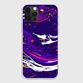 Чехол для iPhone 12 Pro Max с принтом Акриловый принт-2 в городе Новоалтайск, Силикон |  | абстракция | акрил | краска | марбелинг | марблинг | разводы краски | тренд | эбру | яркий принт