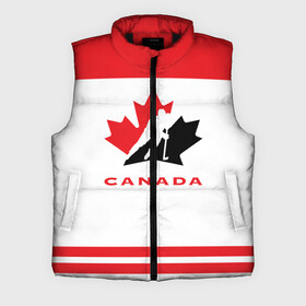 Мужской жилет утепленный 3D с принтом TEAM CANADA в городе Новоалтайск,  |  | 2017 | canada | team | teamcanada | канада | мира | россия | хоккей | чемпионат | чм2017