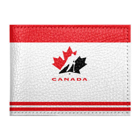 Обложка для студенческого билета с принтом TEAM CANADA в городе Новоалтайск, натуральная кожа | Размер: 11*8 см; Печать на всей внешней стороне | 2017 | canada | team | teamcanada | канада | мира | россия | хоккей | чемпионат | чм2017