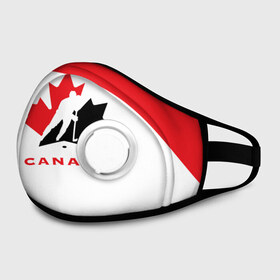 Маска из неопрена с принтом TEAM CANADA в городе Новоалтайск, неопрен 100% | Форма огибающая нос. Резинки для ушей с дополнительной резинкой на затылке. Клапан для выдоха для активного дыхания при занятиях спортом. Эластичный материал маски и окантовки для лучшего растяжения и прилегания маски.  | 2017 | canada | team | teamcanada | канада | мира | россия | хоккей | чемпионат | чм2017