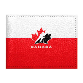 Обложка для студенческого билета с принтом TEAM CANADA в городе Новоалтайск, натуральная кожа | Размер: 11*8 см; Печать на всей внешней стороне | 2017 | canada | hochey | team | teamcanada | канада | мира | россия | хоккей | чемпионат | чм2017