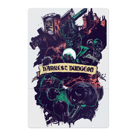 Магнитный плакат 2Х3 с принтом Darkest Dungeon в городе Новоалтайск, Полимерный материал с магнитным слоем | 6 деталей размером 9*9 см | darkest dungeon | замок | игра | логотип | рыцарь | темные подземелья | тьма | череп | чумной доктор