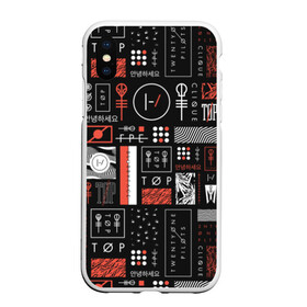 Чехол для iPhone XS Max матовый с принтом Twenty One Pilots в городе Новоалтайск, Силикон | Область печати: задняя сторона чехла, без боковых панелей | josh dun | rock | t.o.p. | top | twenty one pilots | tyler joseph | джош дан | рок | тайлер джозеф