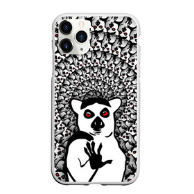 Чехол для iPhone 11 Pro Max матовый с принтом Абсолютное збогойствие в городе Новоалтайск, Силикон |  | баян | внушение | гипноз | лемур | мадагаскар | мем | спокойствие | узбагойся | фрактал