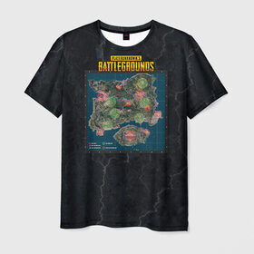 Мужская футболка 3D с принтом Playerunknown`s battlegrounds 2 в городе Новоалтайск, 100% полиэфир | прямой крой, круглый вырез горловины, длина до линии бедер | Тематика изображения на принте: battleground | battlegrounds | playerunknown