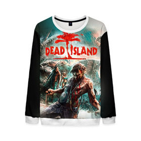 Мужской свитшот 3D с принтом Dead island 8 в городе Новоалтайск, 100% полиэстер с мягким внутренним слоем | круглый вырез горловины, мягкая резинка на манжетах и поясе, свободная посадка по фигуре | dead | island | repticide | zombie | дэд айлэнд | зомби | мозги