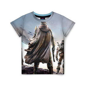 Детская футболка 3D с принтом Destiny 6 в городе Новоалтайск, 100% гипоаллергенный полиэфир | прямой крой, круглый вырез горловины, длина до линии бедер, чуть спущенное плечо, ткань немного тянется | Тематика изображения на принте: 