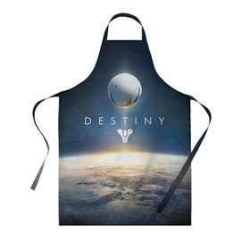 Фартук 3D с принтом Destiny 11 в городе Новоалтайск, 100% полиэстер | общий размер — 65 х 85 см, ширина нагрудника — 26 см, горловина — 53 см, длина завязок — 54 см, общий обхват в поясе — 173 см. Принт на завязках и на горловине наносится с двух сторон, на основной части фартука — только с внешней стороны | destiny | дестени | дэстэни | космос