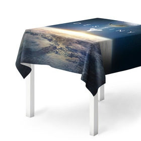 Скатерть 3D с принтом Destiny 11 в городе Новоалтайск, 100% полиэстер (ткань не мнется и не растягивается) | Размер: 150*150 см | destiny | дестени | дэстэни | космос