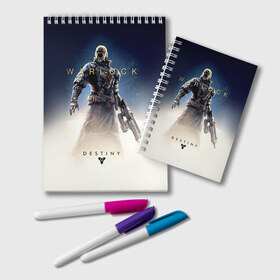 Блокнот с принтом Destiny 19 в городе Новоалтайск, 100% бумага | 48 листов, плотность листов — 60 г/м2, плотность картонной обложки — 250 г/м2. Листы скреплены удобной пружинной спиралью. Цвет линий — светло-серый
 | Тематика изображения на принте: destiny | дестени | дэстэни | космос