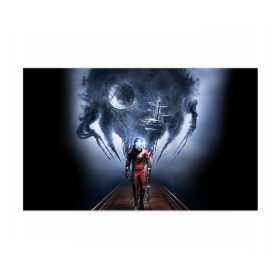 Бумага для упаковки 3D с принтом Prey 1 в городе Новоалтайск, пластик и полированная сталь | круглая форма, металлическое крепление в виде кольца | prey | космос | прей | прэй