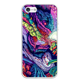 Чехол для iPhone 5/5S матовый с принтом Hyper beast в городе Новоалтайск, Силикон | Область печати: задняя сторона чехла, без боковых панелей | counter strike | cs | cs go | global offensive | hyper beast | гипер зверь | гиперзверь | контр страйк | контра | кс | тату | татуировка | яркая