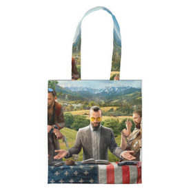 Сумка 3D повседневная с принтом Far Cry 5 в городе Новоалтайск, 100% полиэстер | Плотность: 200 г/м2; Размер: 34×35 см; Высота лямок: 30 см | farcry | фар край | фаркрай