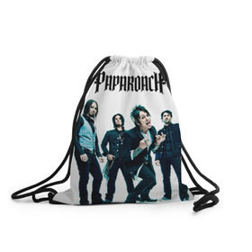 Рюкзак-мешок 3D с принтом Paparoach 5 в городе Новоалтайск, 100% полиэстер | плотность ткани — 200 г/м2, размер — 35 х 45 см; лямки — толстые шнурки, застежка на шнуровке, без карманов и подкладки | Тематика изображения на принте: papa | papa roach | roach | альтернативный | группа | джекоби шэддикс | джерри хортон | метал | ню | нюметал | палермо | папа | папароач | папароч | роач | рок | роч | рэп | хард | хардрок | эсперанс